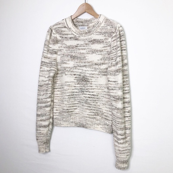 Evereve Mia Mark Puff sleeve crewneck pull over sweater - Picture 8 of 12